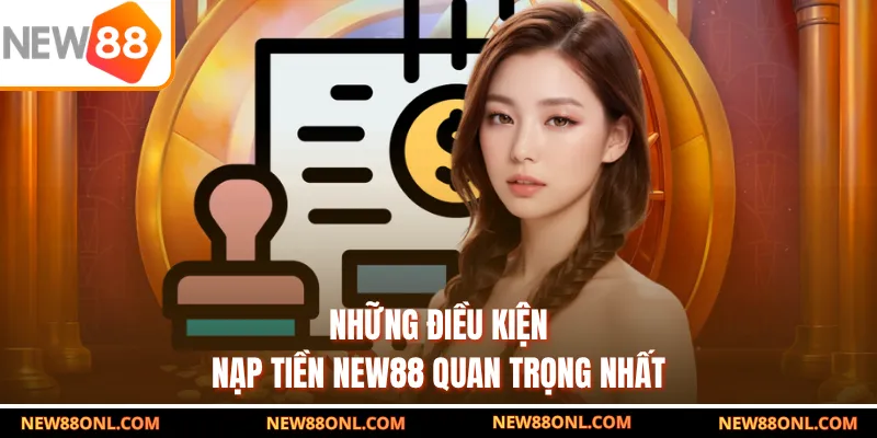 Những điều kiện nạp tiền NEW88 quan trọng nhất
